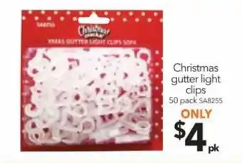 Cheap as Chips Christmas Gutter Light Clips 50 Pack offer