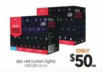 Star Net Curtain Lights 120 LED