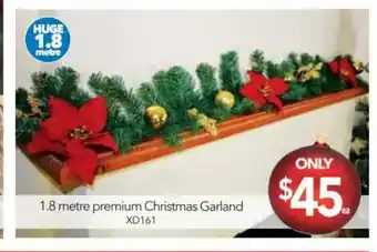 Cheap as Chips 1.8 Meter Premium Christmas Garland offer