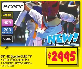 JB Hi-Fi 55" 4K Google OLED TV offer