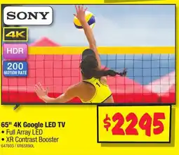 JB Hi-Fi 65" 4K Google LED TV offer