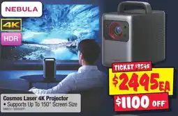 JB Hi-Fi Cosmos Laser 4K Projector offer