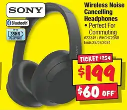 JB Hi-Fi Wireless Noise Cancelling Headphones offer