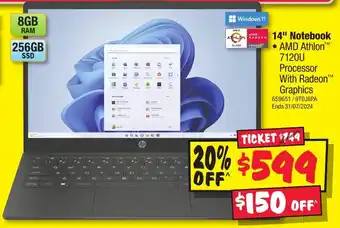 JB Hi-Fi 14" Notebook offer