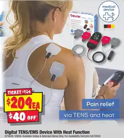 JB Hi-Fi Digital TENS/EMS Device With Heat Function offer