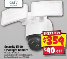 JB Hi-Fi Security E340 Floodlight Camera offer