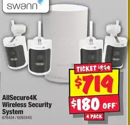 JB Hi-Fi AllSecure4K Wireless Security System offer