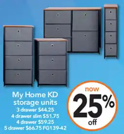My Home KD storage units