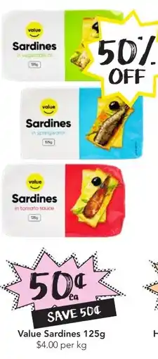 Drakes Value Sardines 125g offer