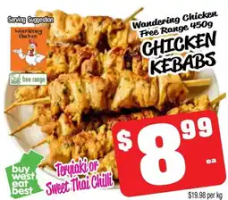Farmer Jack's CHICKEN KEBABS offer
