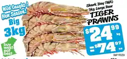 Farmer Jack's TIGER PRAWNS offer