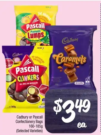 Farmer Jack's Cadbury or Pascall Confectionery Bags offer