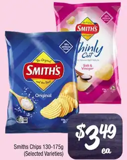 Farmer Jack's Smiths Chips 130-175g offer