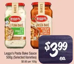 Farmer Jack's Leggo's Pasta Bake Sauce 500g offer
