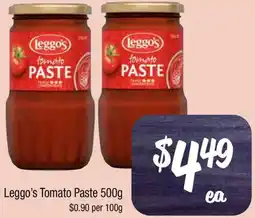 Leggo's Tomato Paste 500g