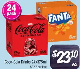 Coca-Cola Drinks 24x375ml