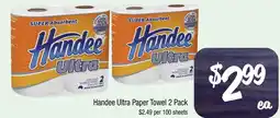 Farmer Jack's Handee Ultra Paper Towel 2 Pack offer