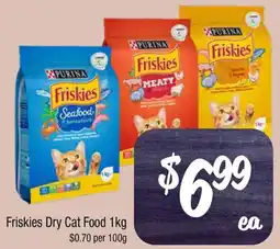 Farmer Jack's Friskies Dry Cat Food 1kg offer