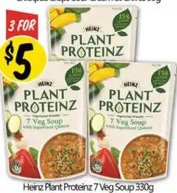 NQR Heinz Plant Proteinz 7 Veg Soup 330g offer