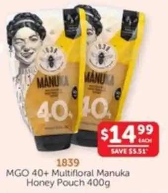 WHOLELIFE catalogue MGO 40+ Multifloral Manuka offer