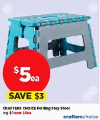 Spotlight CRAFTERS CHOICE Folding Step Stool offer