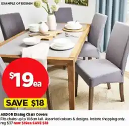 Spotlight ARDOR Dining Chair Covers offer