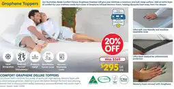 Clark Rubber COMFORT GRAPHENE DELUXE TOPPERS offer
