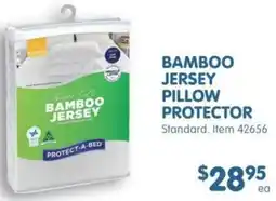 Clark Rubber BAMBOO JERSEY PILLOW PROTECTOR offer