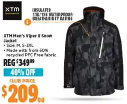Anaconda XTM Men's Viper II Snow Jacket offer