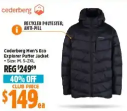 Anaconda Cederberg Men's Eco Explorer Puffer Jacket offer