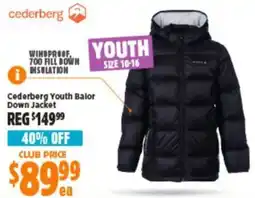 Anaconda Cederberg Youth Balor Down Jacket offer