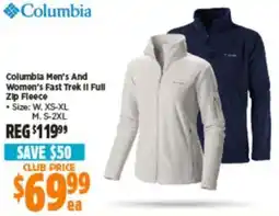 Anaconda Columbia Men's And Women's Fast Trek II Full offer