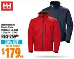 Anaconda Helly Hansen Men's Crew Midlayer Jacket offer