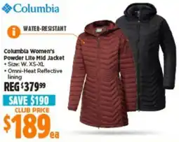 Anaconda Columbia Women's Powder Lite Mid Jacket offer
