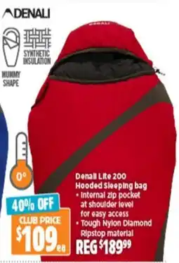 Anaconda Denall Lite 200 Hooded Sleeping bag offer