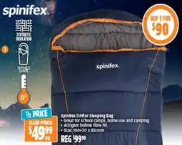 Anaconda Spinifex Drifter Sleeping Bag offer