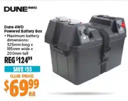 Anaconda Dune 4WD Powered Battery Box offer
