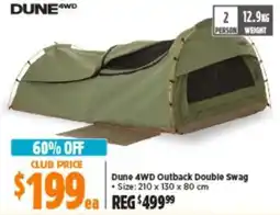 Anaconda Dune 4WD Outback Double Swag offer