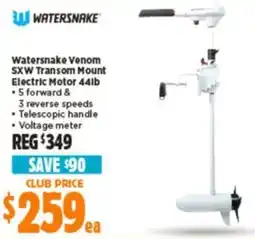 Anaconda Watersnake Venom SXW Transom Mount Electric Motor 44lb offer