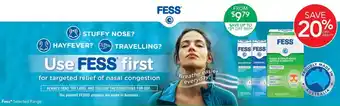 Terry White Fess Selected Range offer