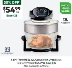 Harris Scarfe SMITH+NOBEL 12L Convection Oven Black offer