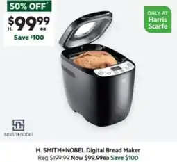 Harris Scarfe SMITH+NOBEL Digital Bread Maker offer