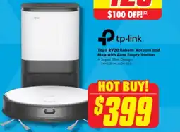 The Good Guys Tapo RV20 Robotic Vacuum and Mop with Auto Empty Station offer