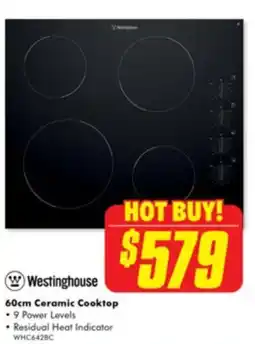 The Good Guys 60cm Ceramic Cooktop offer