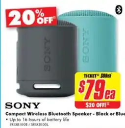 The Good Guys Compact Wireless Bluetooth Speaker offer