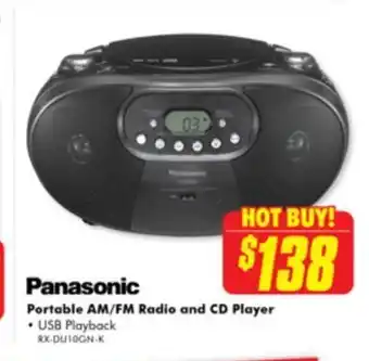 The Good Guys Portable AM/FM Radio and CD Player offer