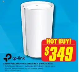 The Good Guys AX5400 VDSL Whole Home Mesh Wi-Fi 6 Modem Router offer