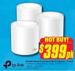 The Good Guys AX3000 Whole Home Mesh Wi-Fi 6 System - 3 Pack offer