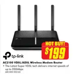 The Good Guys AC2100 VDSL/ADSL Wireless Modem Router offer