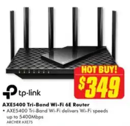 AXE5400 Tri-Band Wi-Fi 6E Router